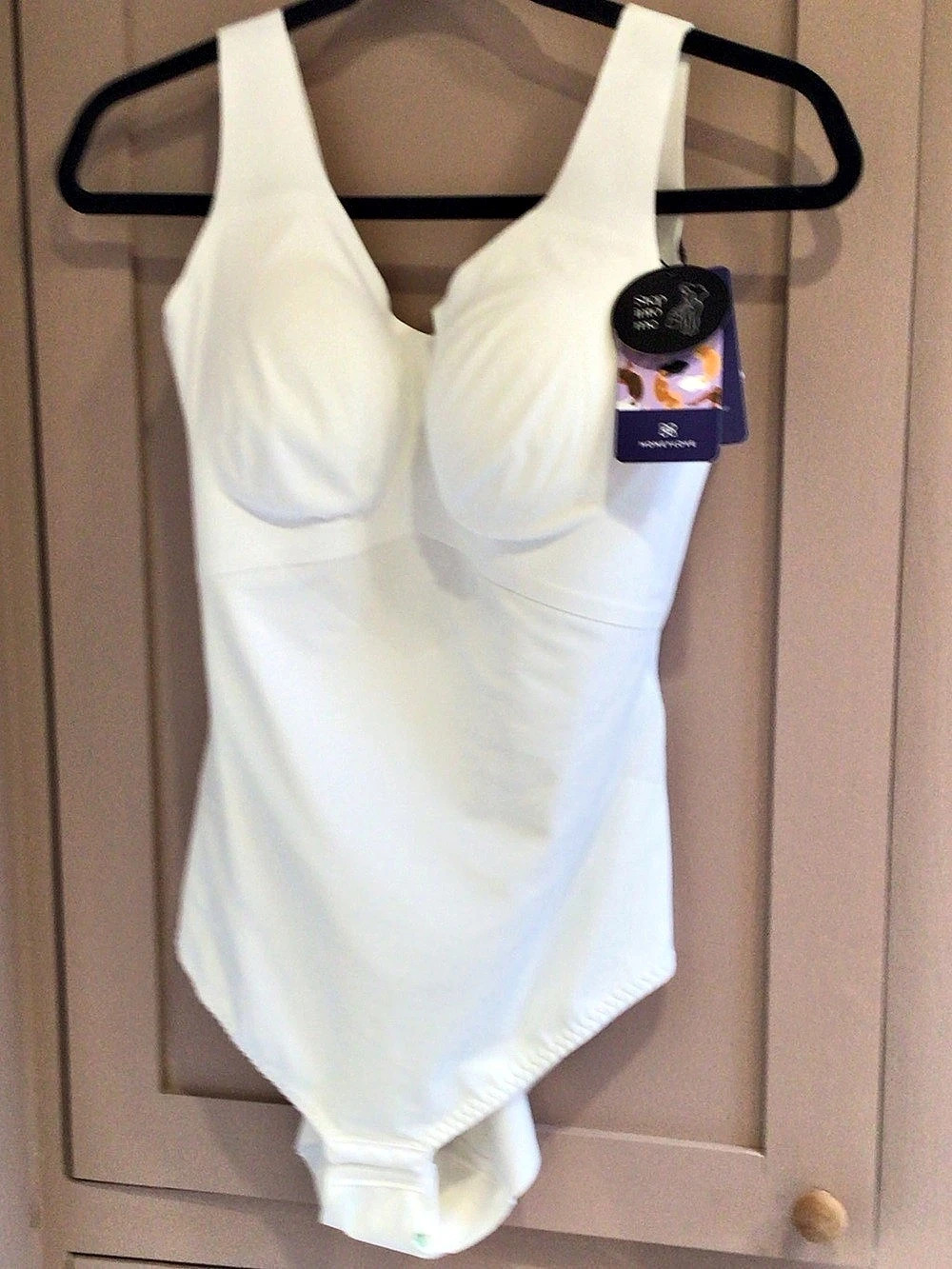 Honeylove LiftWear Tall Bodysuit White Bodysuit
